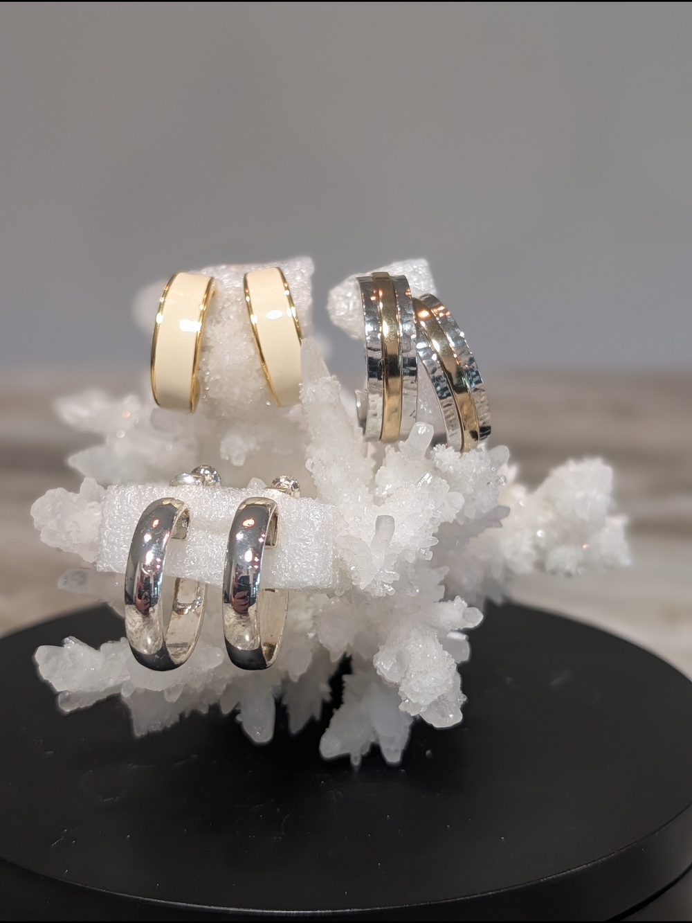 Napier Mixed Hoop Earring Clip On